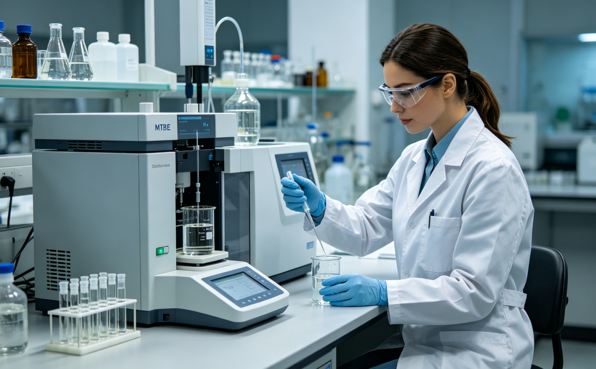 MTBE purity testing in laboratory